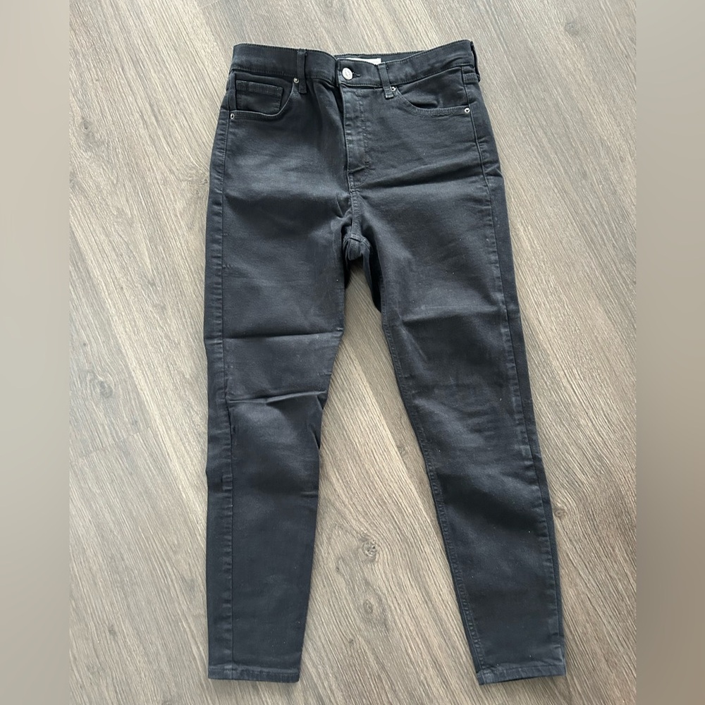 Topshop Jamie black jeans, W30 L30